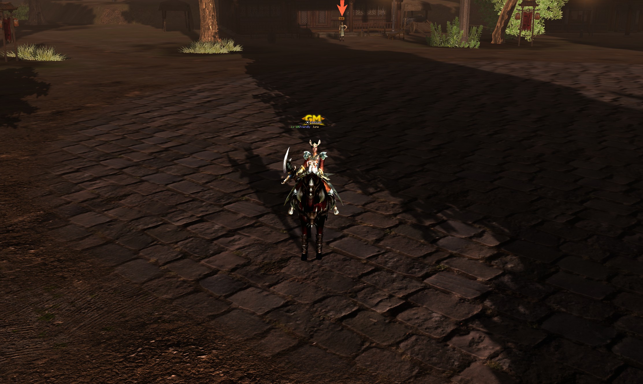 Shadow on ground